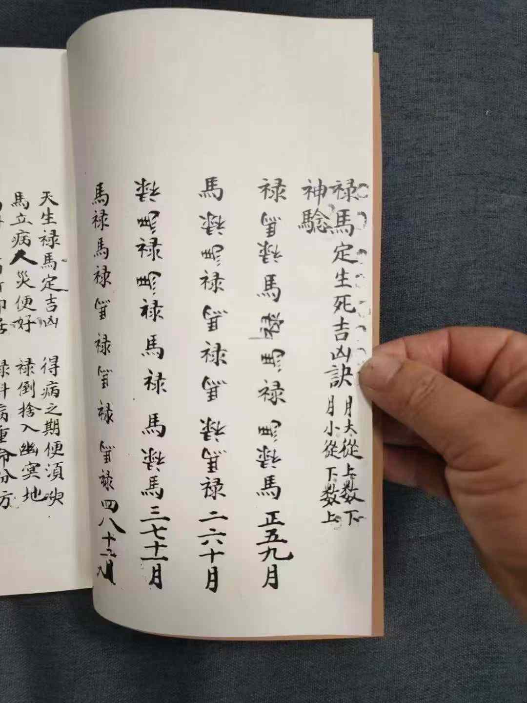 古籍分享——《禄马神验定生死吉凶诀》国学道教