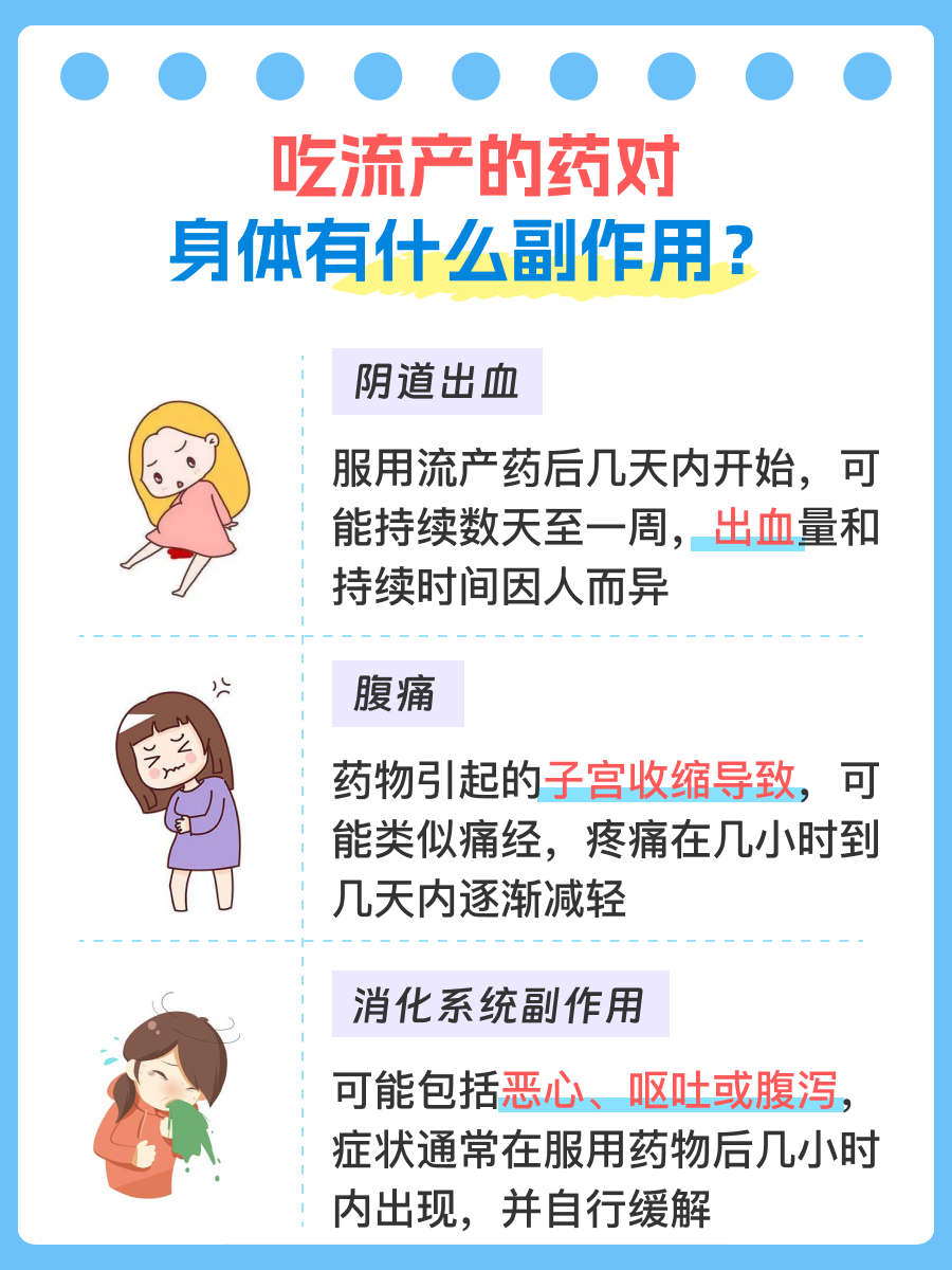 流产药物副作用 吃流产药对身体有何影响?