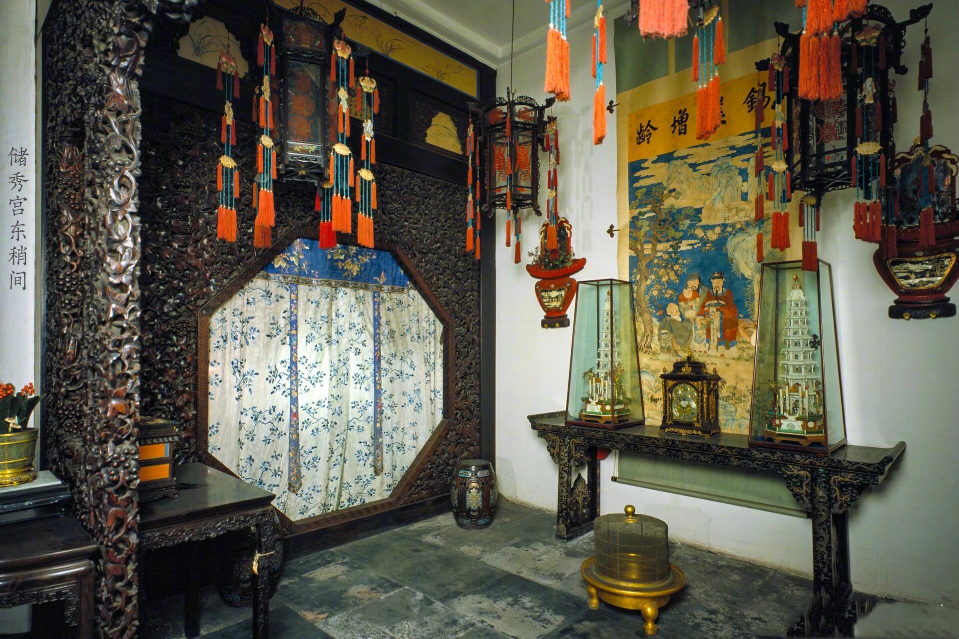这就是慈禧太后花63万两白银装修的寝宫 储秀宫是紫