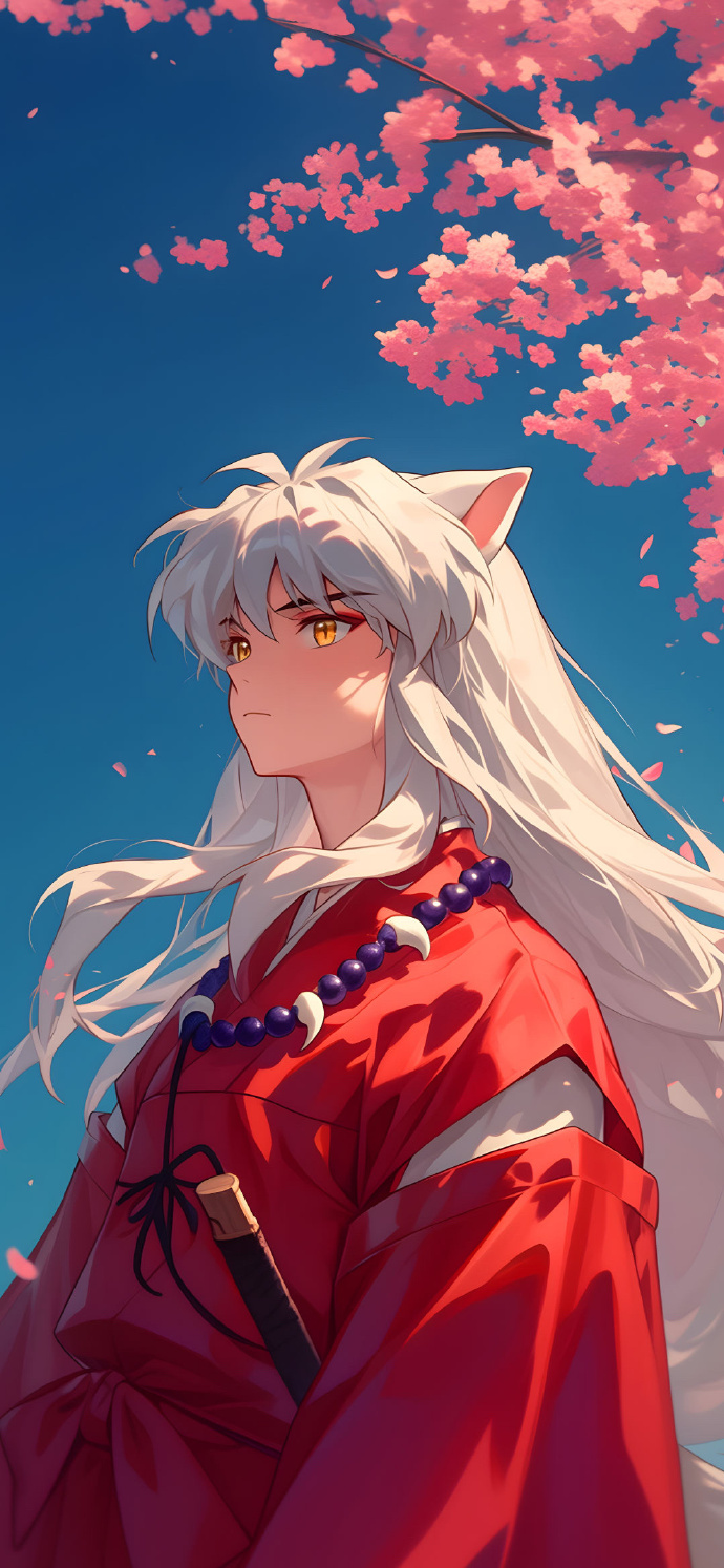 动漫犬夜叉壁纸:我的童年男神,就一个字帅!#犬夜叉