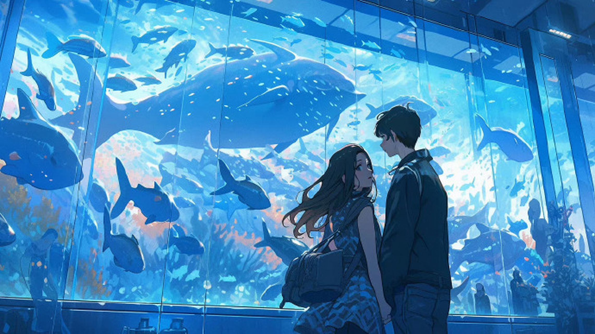 蓝色ipad电脑壁纸 #ipad壁纸# #电脑壁纸# #蓝色系# #动态连更挑战