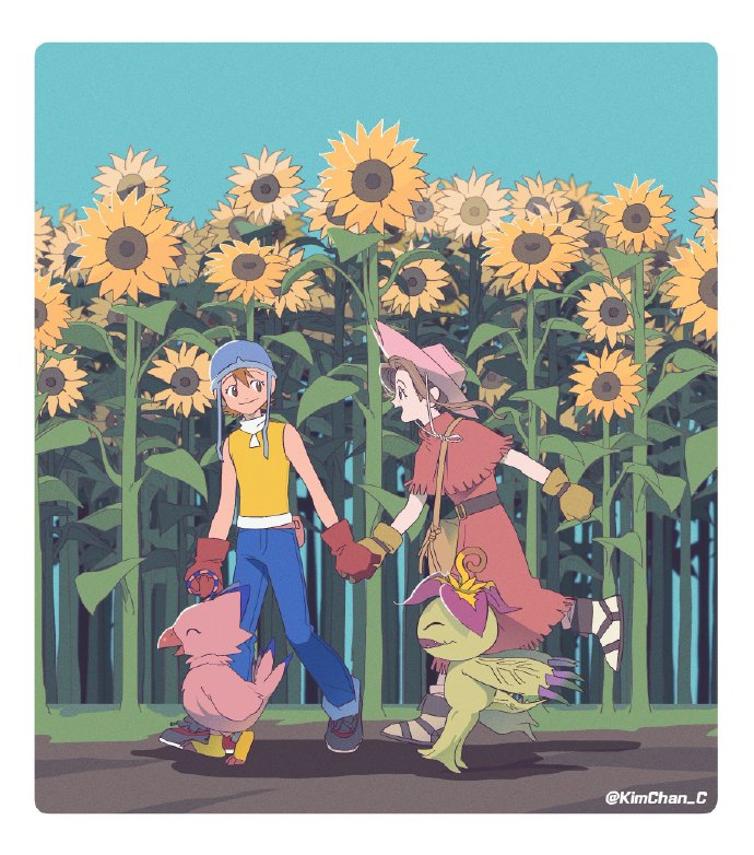 数码宝贝#  好姐妹 素娜&美美 (x:kimchan_c )#花式兴趣爱好大赏