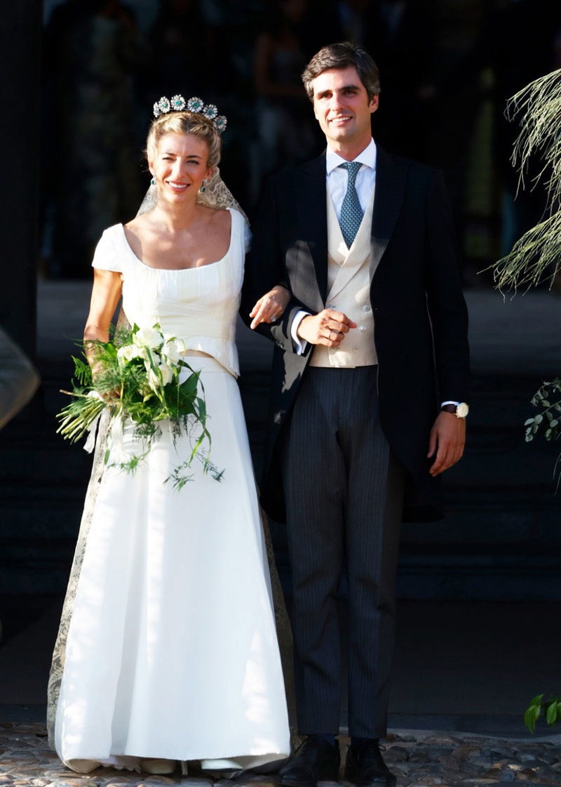 跟伊莲娜西班牙公主婚礼卢森堡公主玛格丽莎婚礼