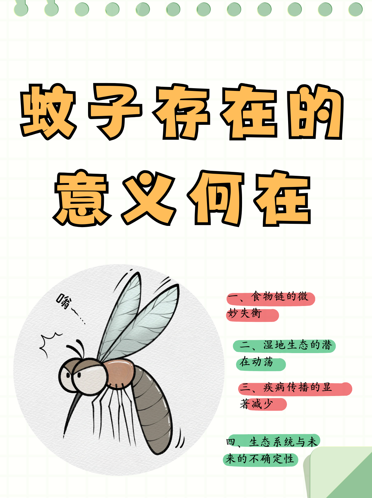 蚊子的特点文字图片