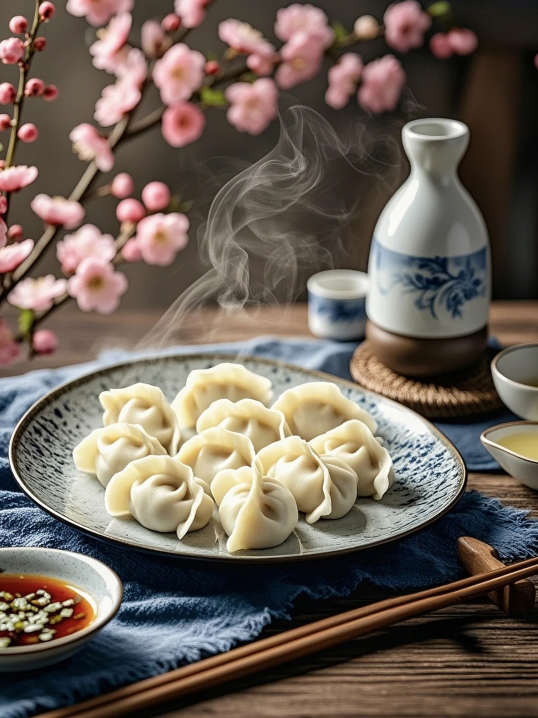 图水饺高清意境图片中国美食雨夜饺子香图片高清图饺子和酒唯美图片