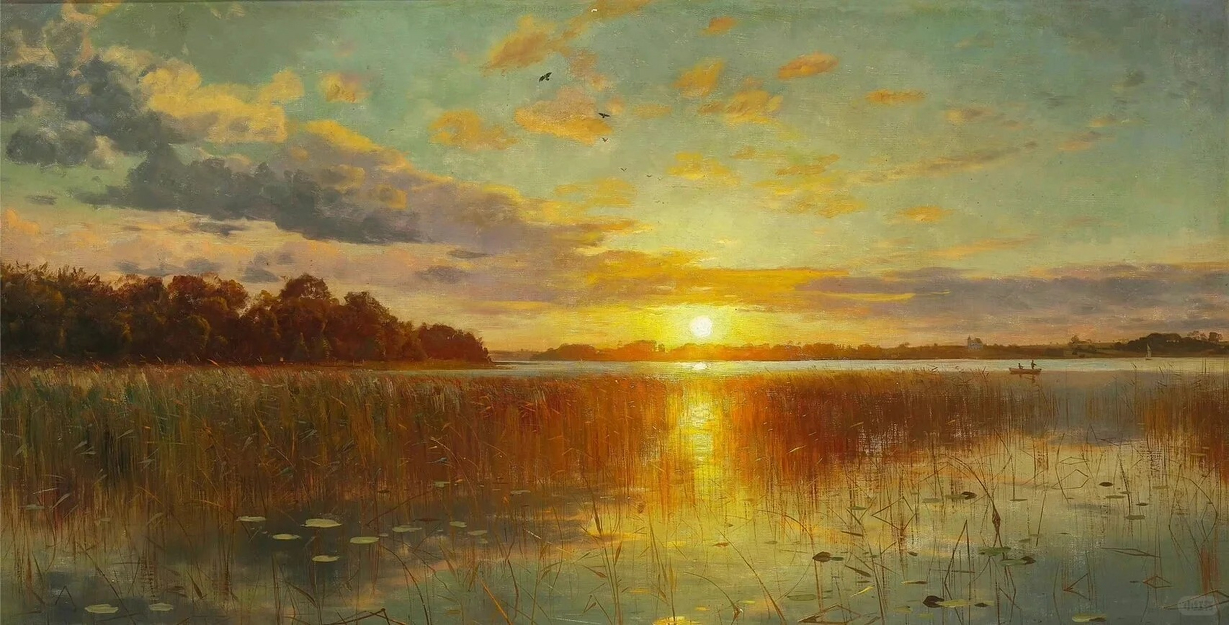 公认的风景画大师的作品是什么样的.