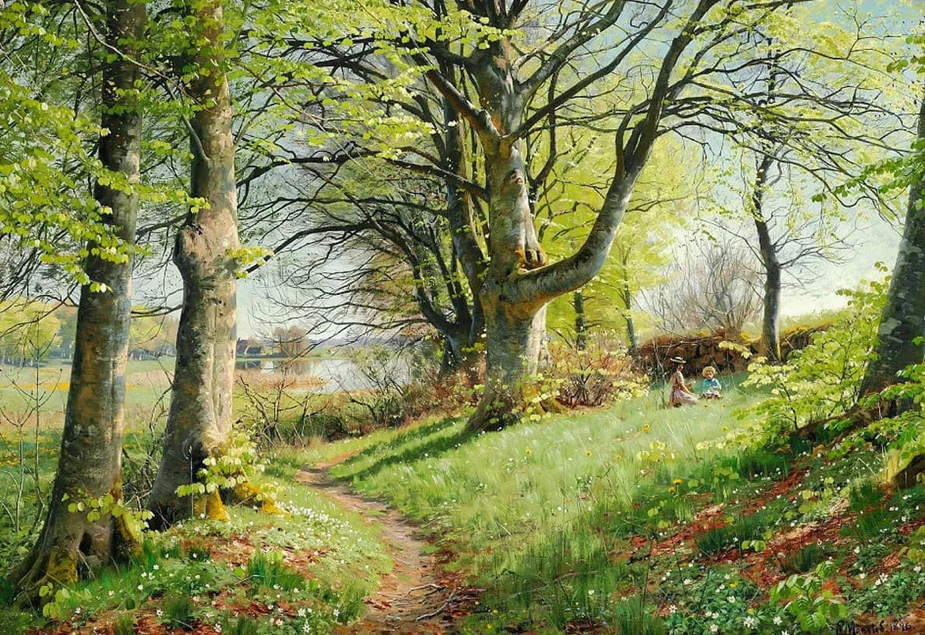 平静与安然的大自然 ——彼得·莫克·蒙森德,丹麦风景油画家