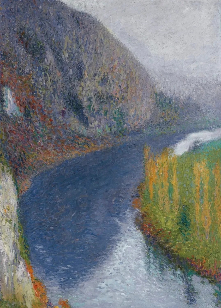 亨利·马丁,法国著名新印象派画家,也是最有特色和诗意的点彩画