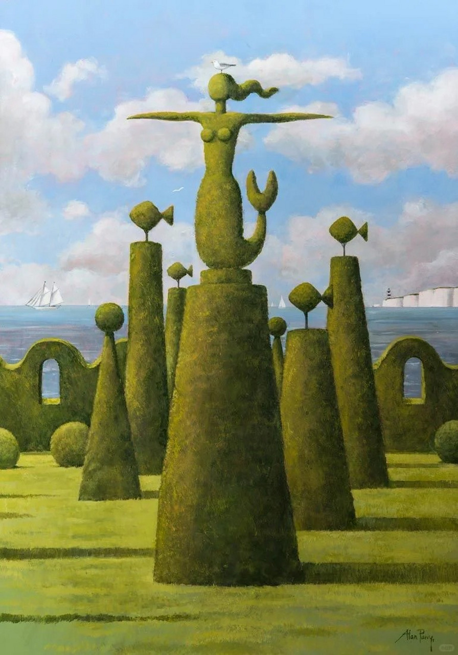 超现实主义. ——艾伦·帕里,英国最优秀的景观画家之一.