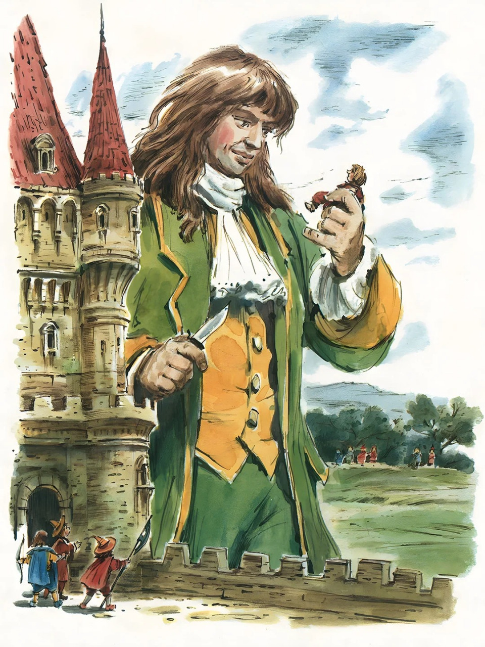 小时候读《格列佛游记》,深为作者的想象力赞叹.