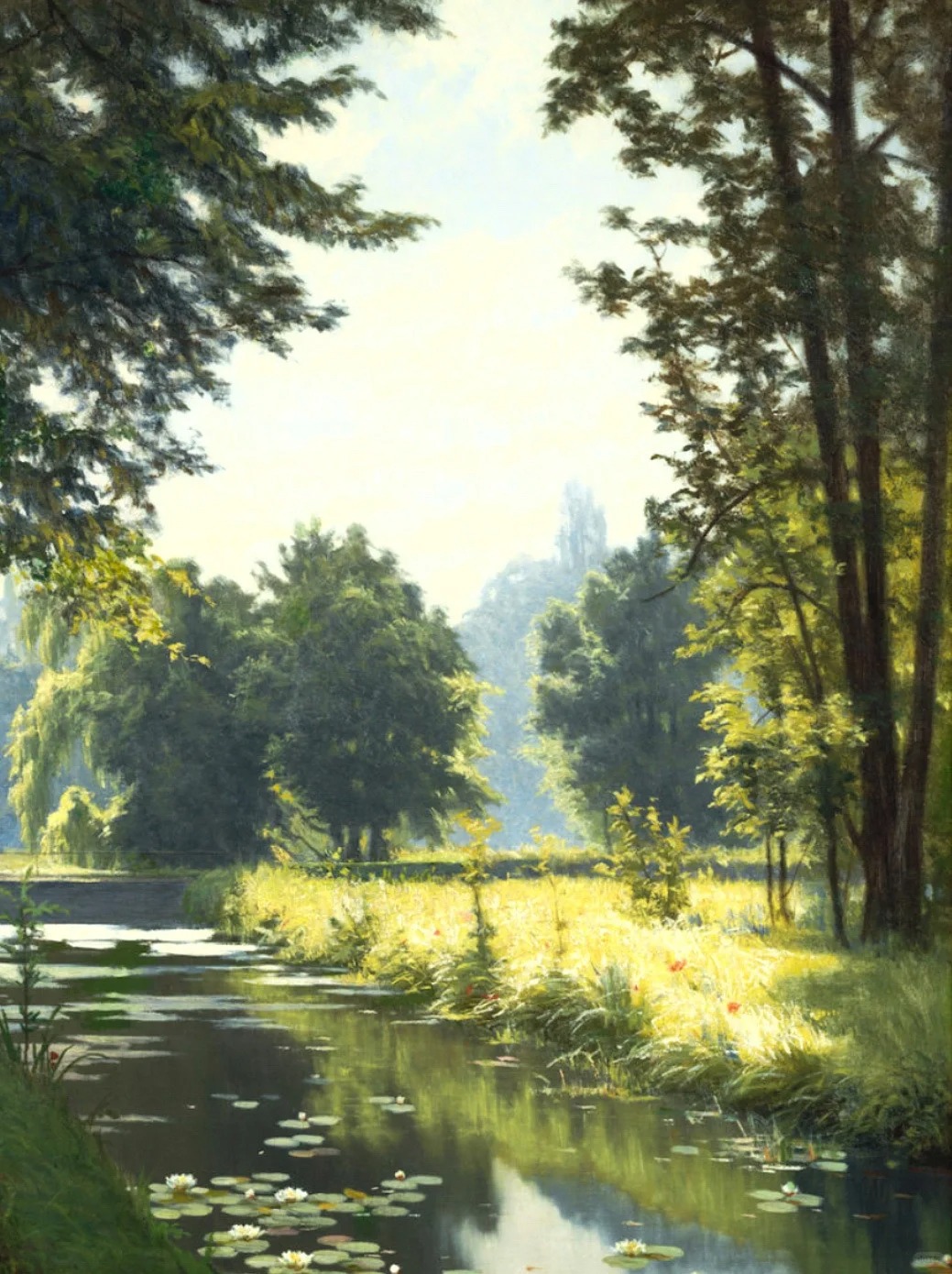 亨利·比瓦(henri biva,1848-1928),法国风景画家