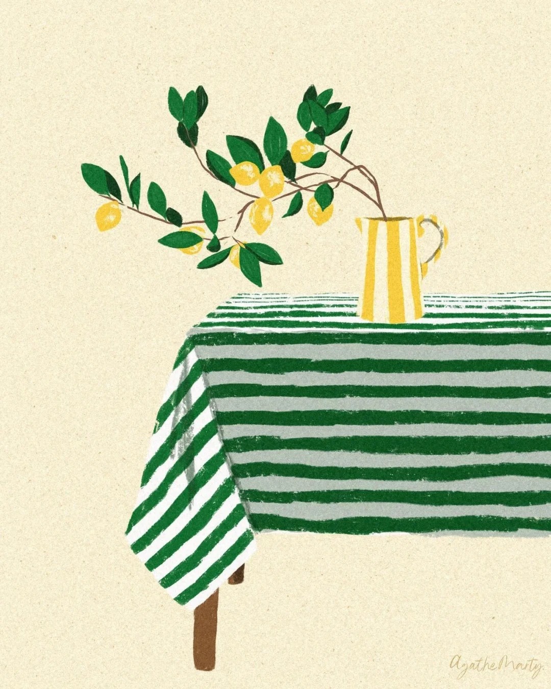 agathe marty,法国插画艺术家和图案设计师