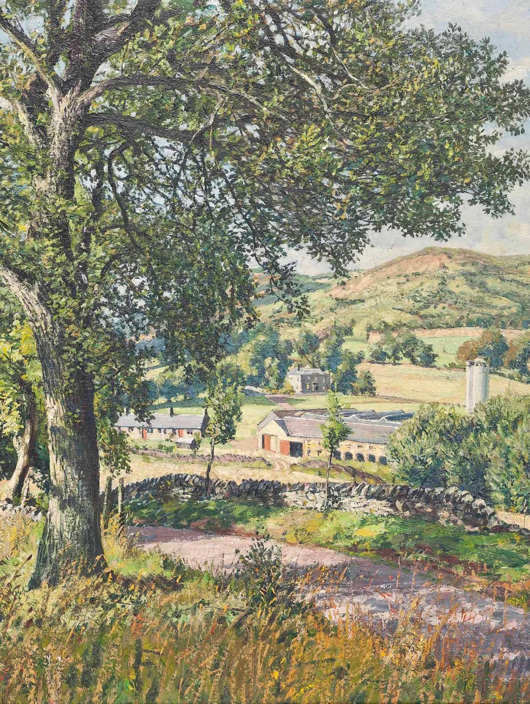 也画肖像画,但最出名的还是他的苏格兰乡村风景画,包括水彩画和油画