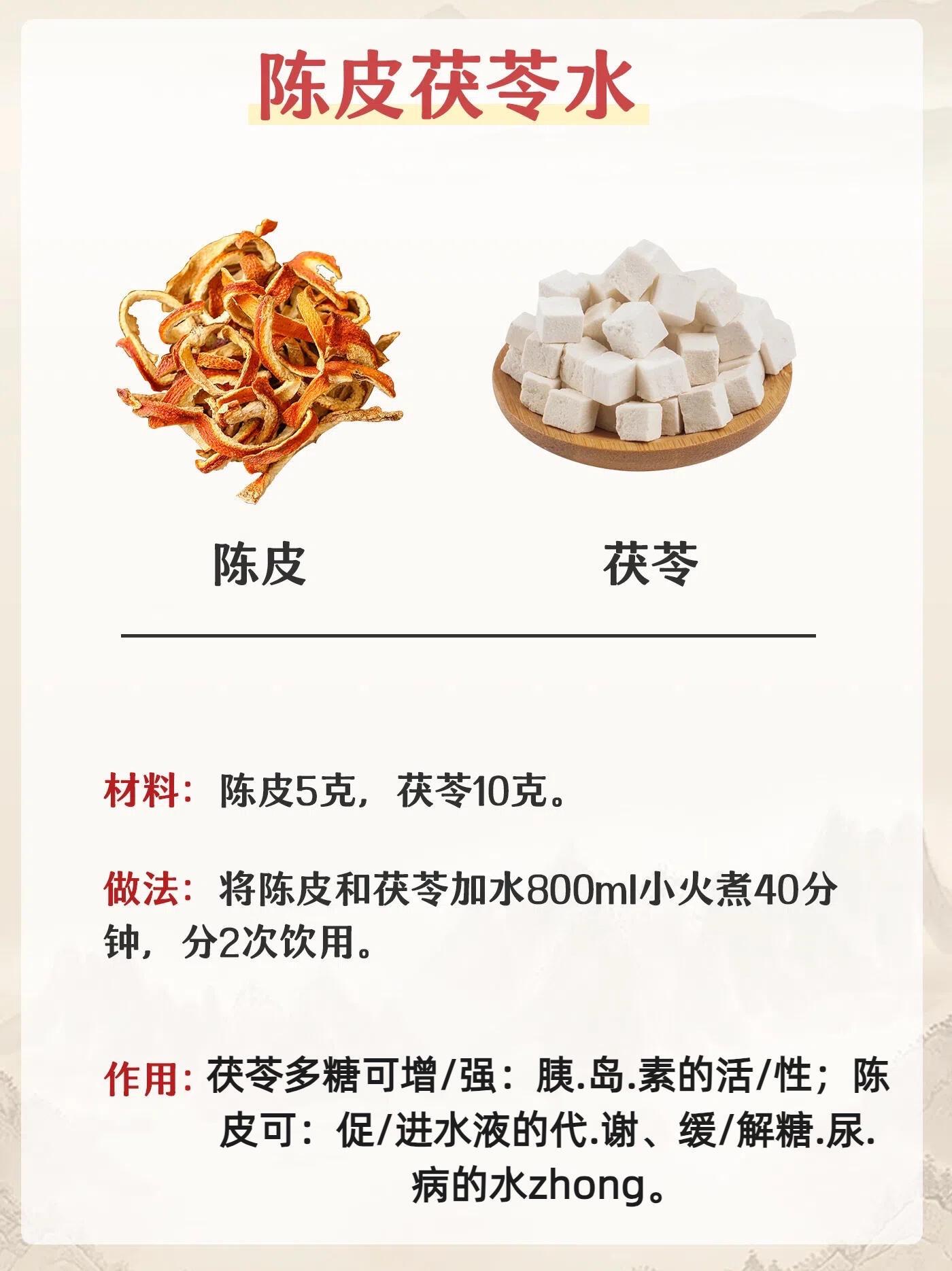 6款陈皮k糖茶帮你稳稳控血糖