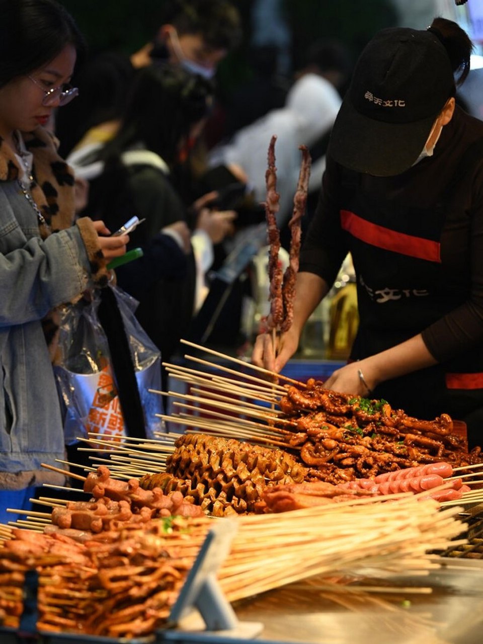 黄兴路步行街美食图片