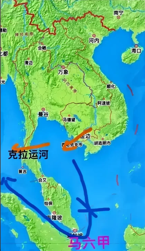 马六甲新加坡地图图片