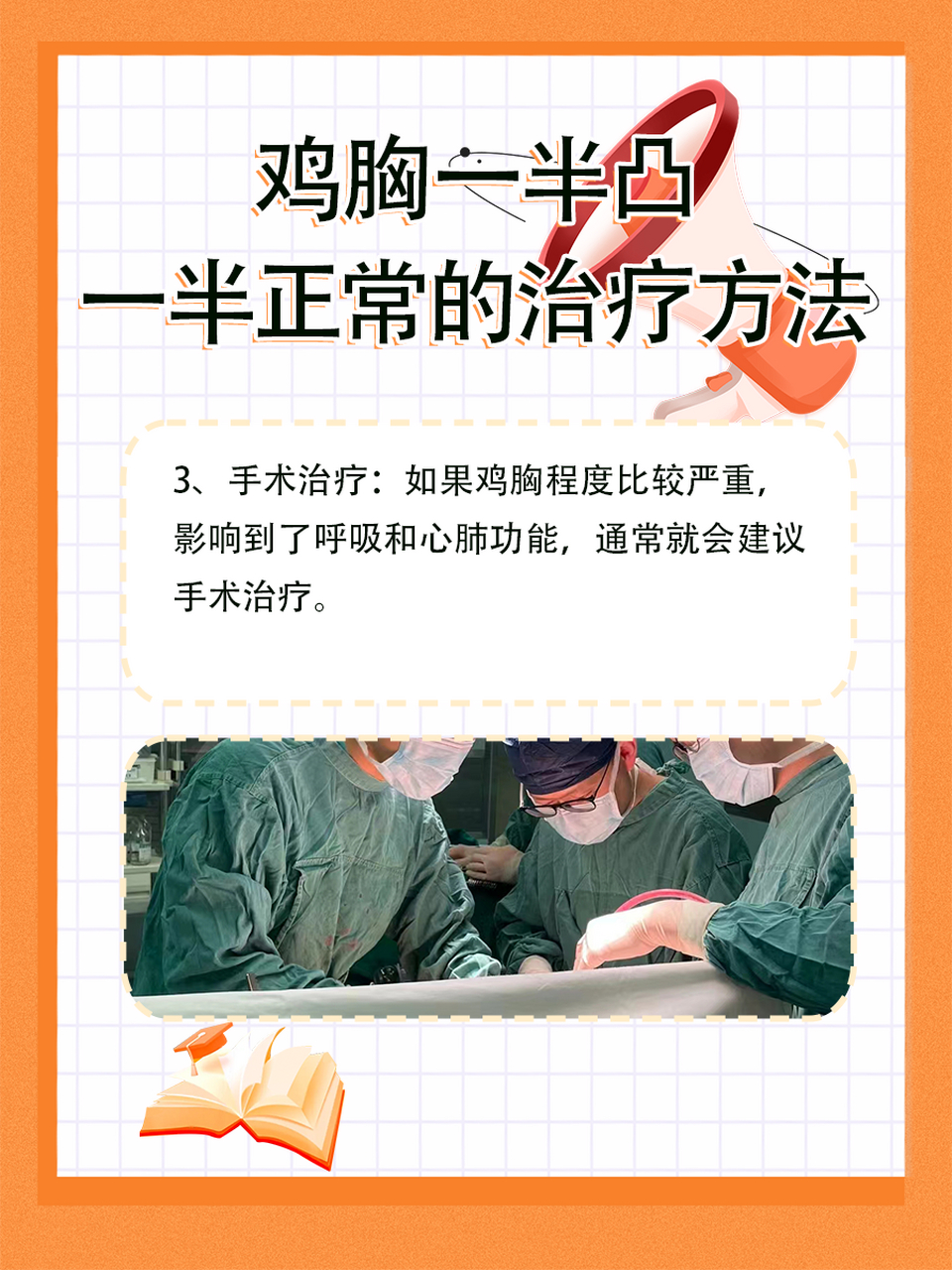 96鸡胸是一种常见的胸廓畸形,多是由于先天发育异常或后天疾病