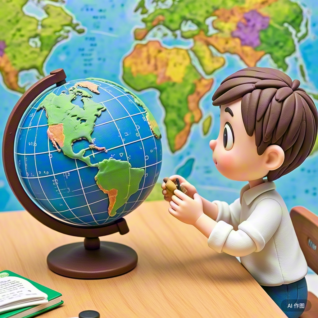 你能帮他经纬度卡通经纬网卡通经纬度卡通封面图片地理卡通版经纬网的