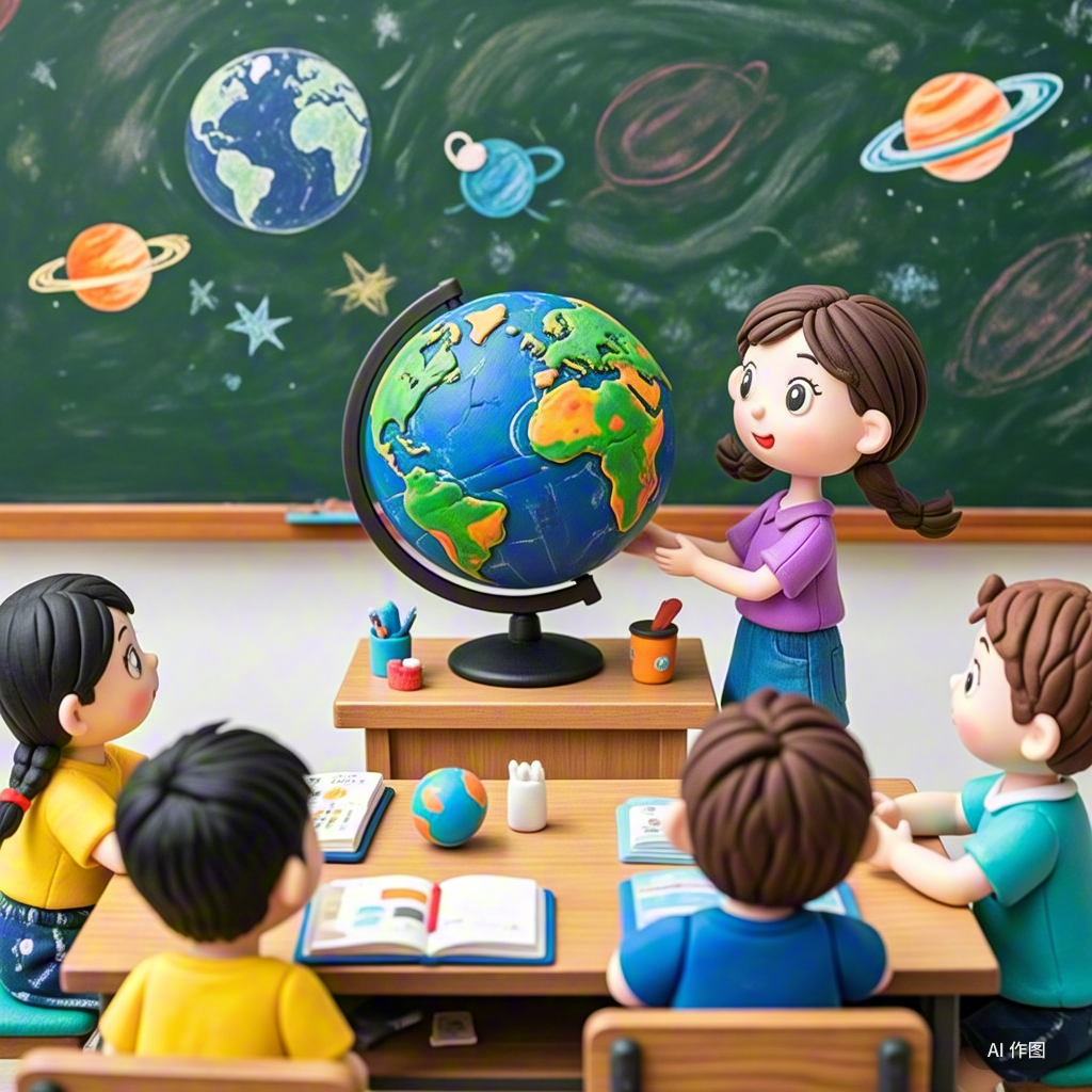 以地理课 卡通地球仪地球是什么形状地理卡通地理课卡通中学地理课