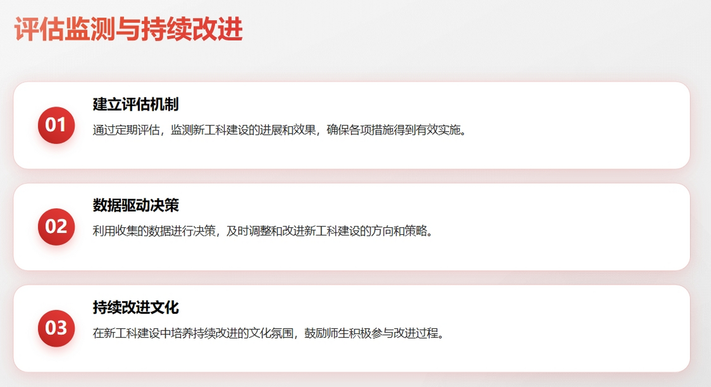 高校新工科建设规划方案(汇报ppt) 方案制作思路: 01新工科建设的背景