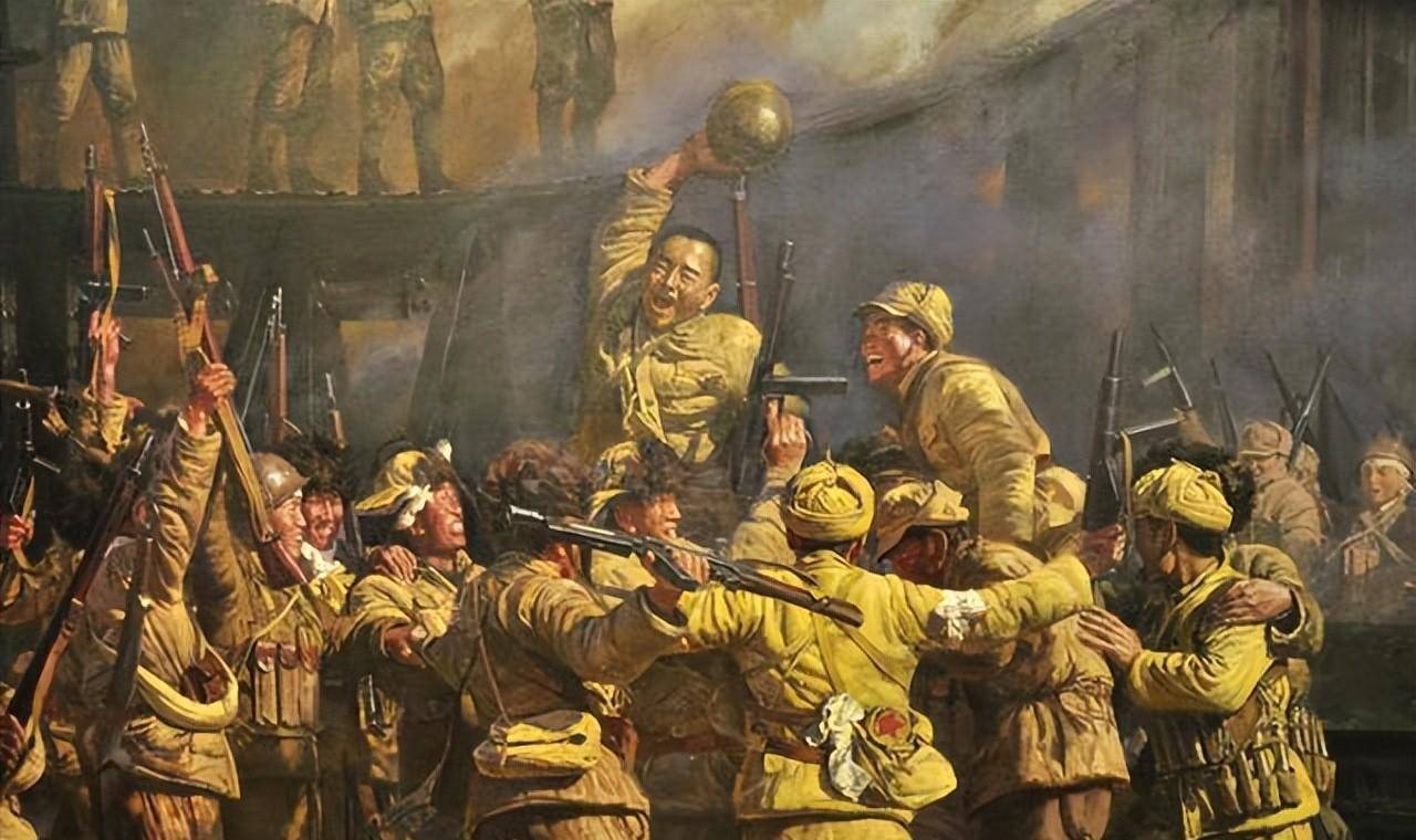 淮海战役图片国民党军江苏战争老渤海战役国民党军对比人民解放军装备