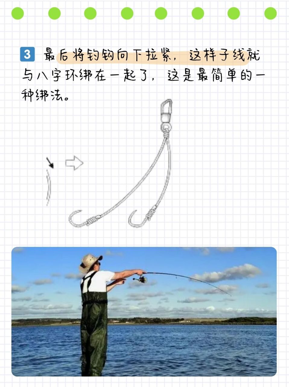 子线与八字环完美绑法,提升中鱼率就靠它!