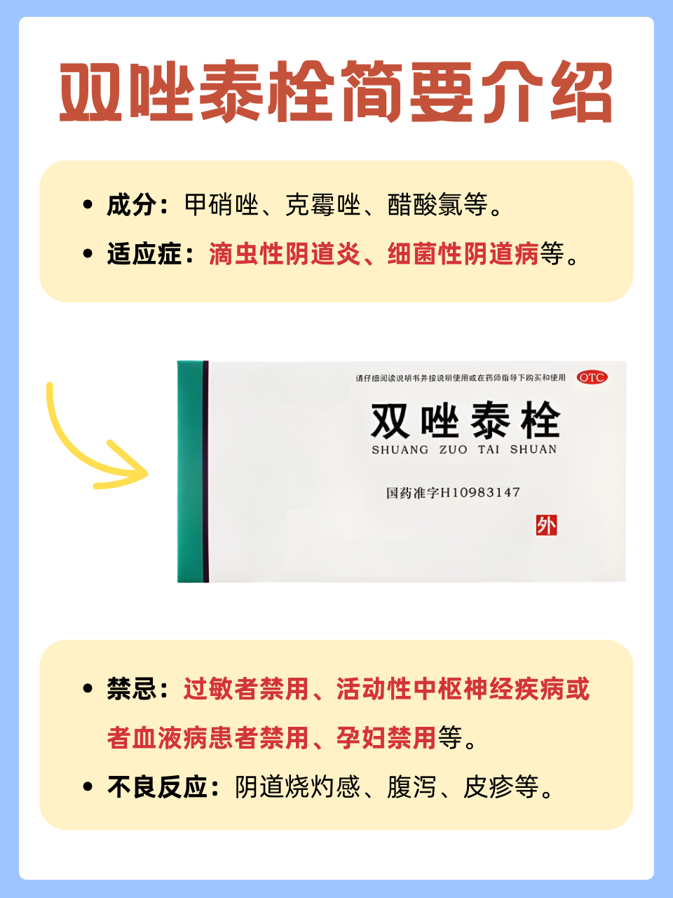 今日分享:双唑泰栓效果怎么样?