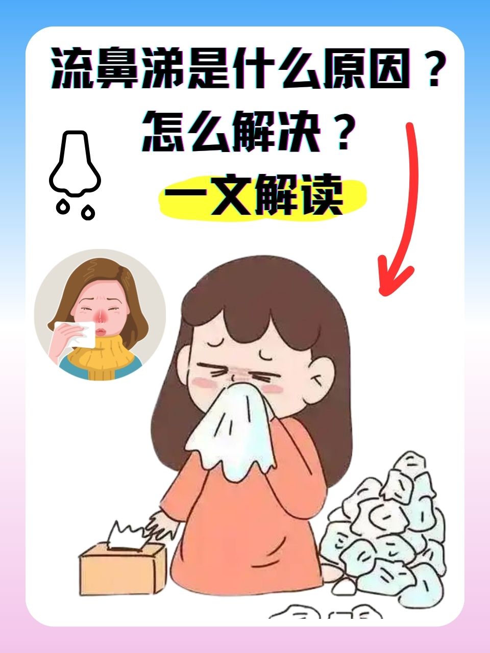 为什么会流清水鼻涕打喷嚏为什么在线