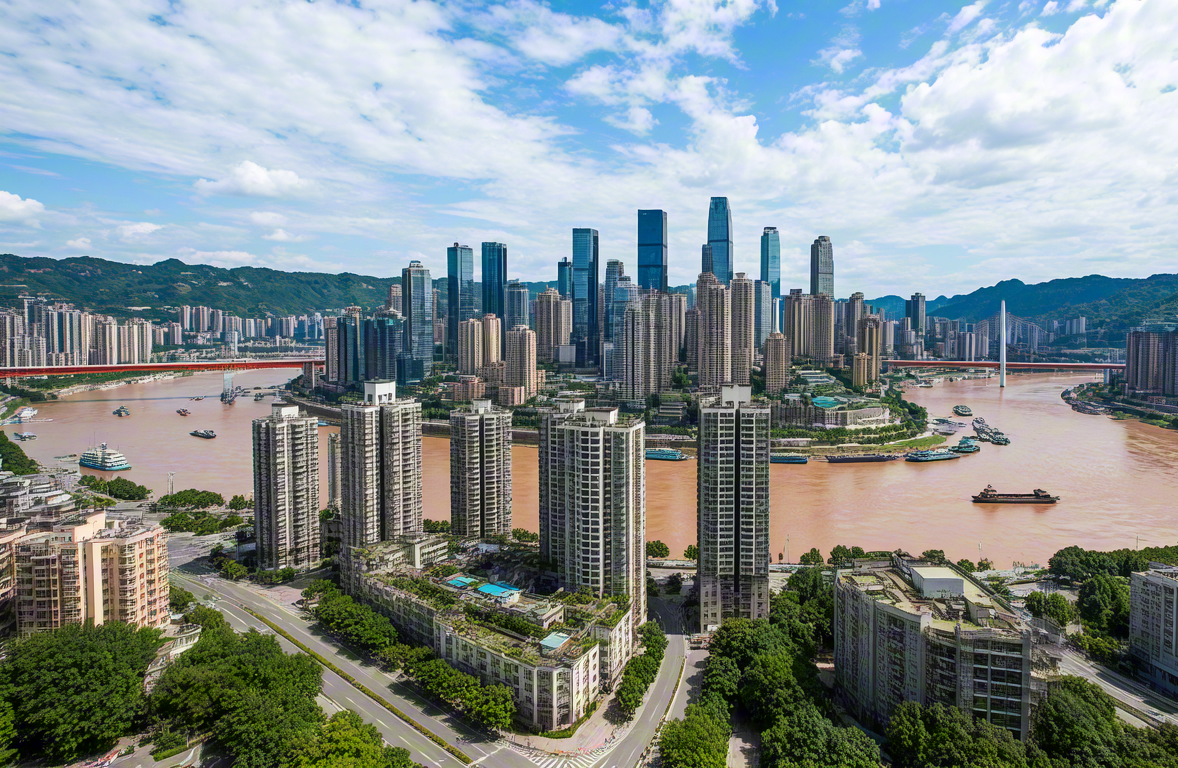 一大厦外脚手架垮塌 据相关报道,5月28日下午在重庆的一家信托大厦