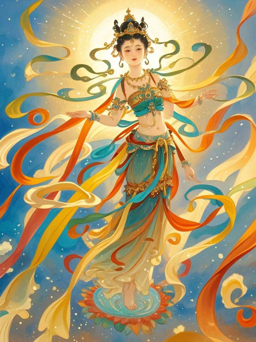 敦煌飞天舞,这一源自古代丝绸之路上璀璨明珠