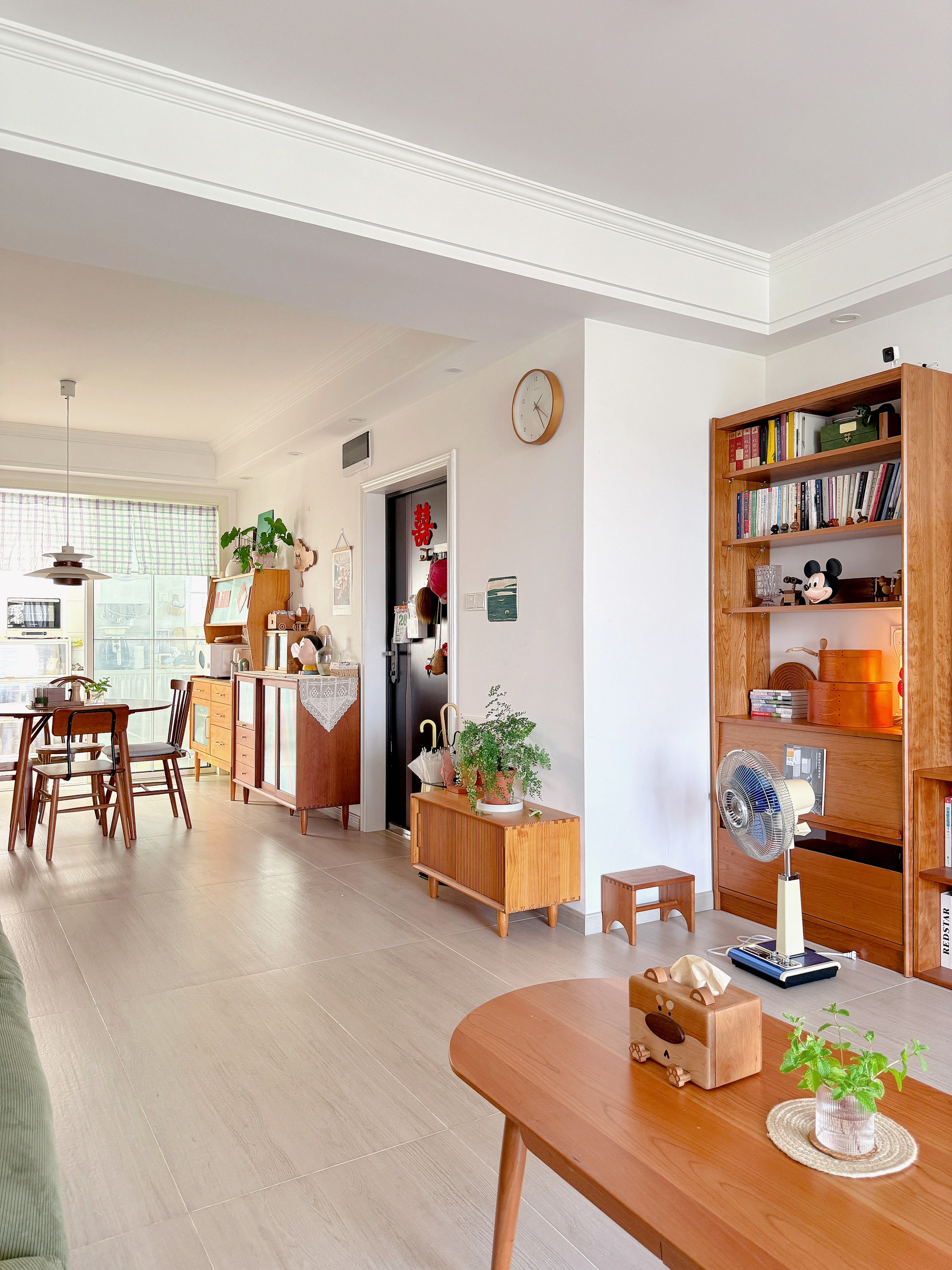 我宣布,樱桃木家具才是原木风装修风格的神~  自装的原木风小家 硬装