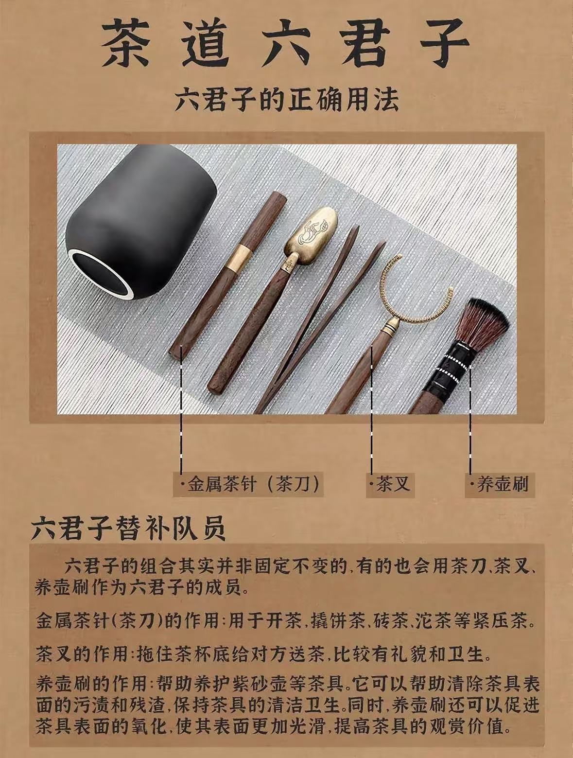 一组图告诉你正确使用茶道六君子的方法,再也不用担心出丑,过年可以