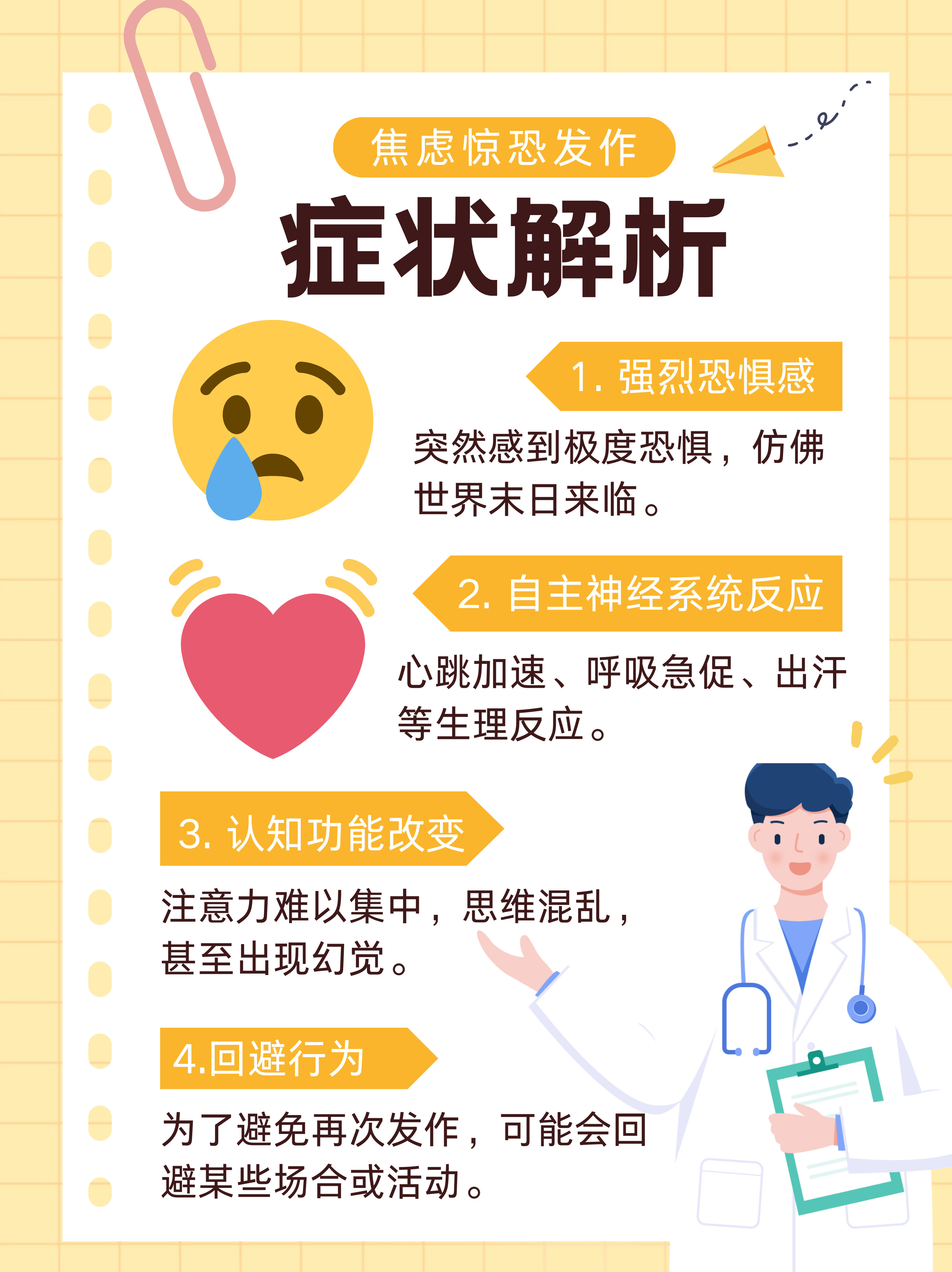 每天了解一种心理健康知识,今天来深入探讨一下焦虑惊恐发作症状