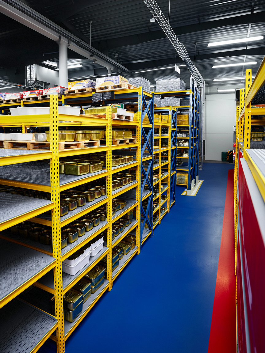 货架标准化机加工仓库标准化管理锐捷云桌面仓储货架照片标准化存储库