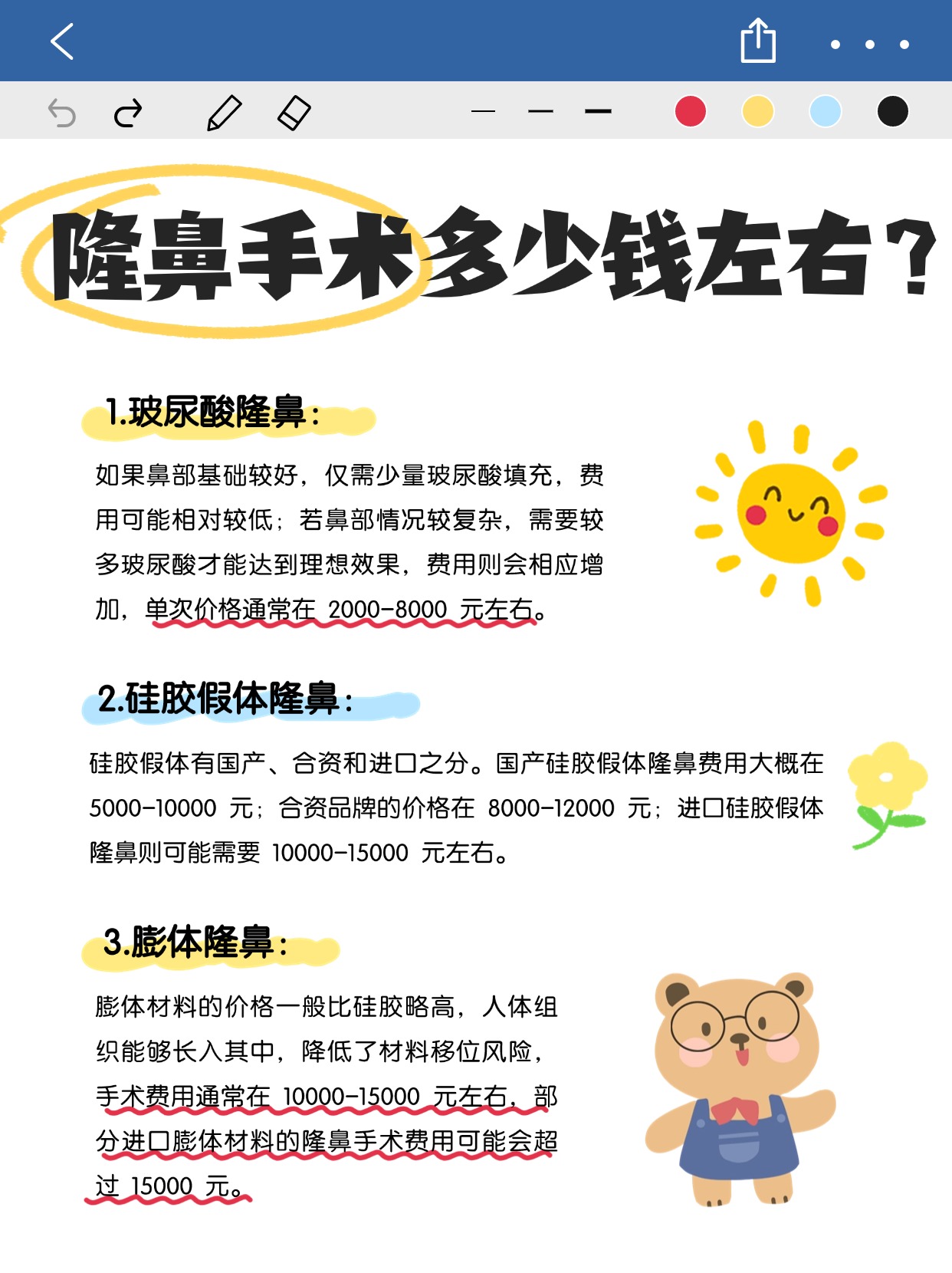 硅胶隆鼻多少钱?图片