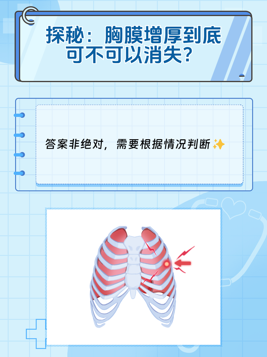 胸膜增厚图片