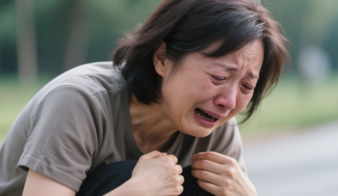 又还在读书,相处一段后,簧诵 绝望的图片伤心的中年妇女中年女人哭