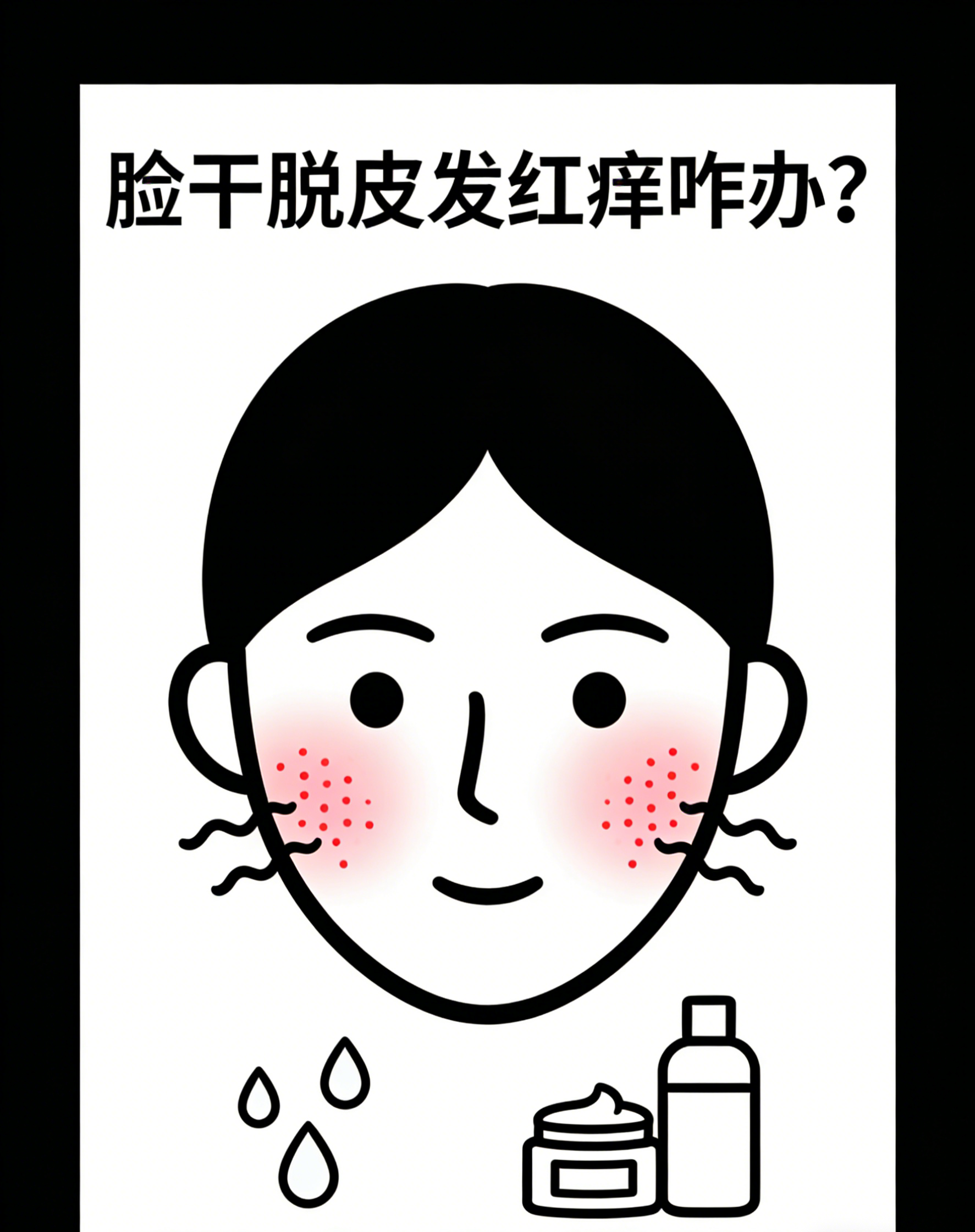 脸干脱皮发红痒多为皮肤屏障受损,过敏或缺水导致,核心是紧急舒缓