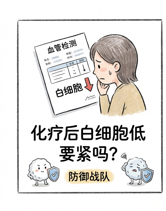 化疗后浑身没劲、吃不下饭、白细胞低怎么办？