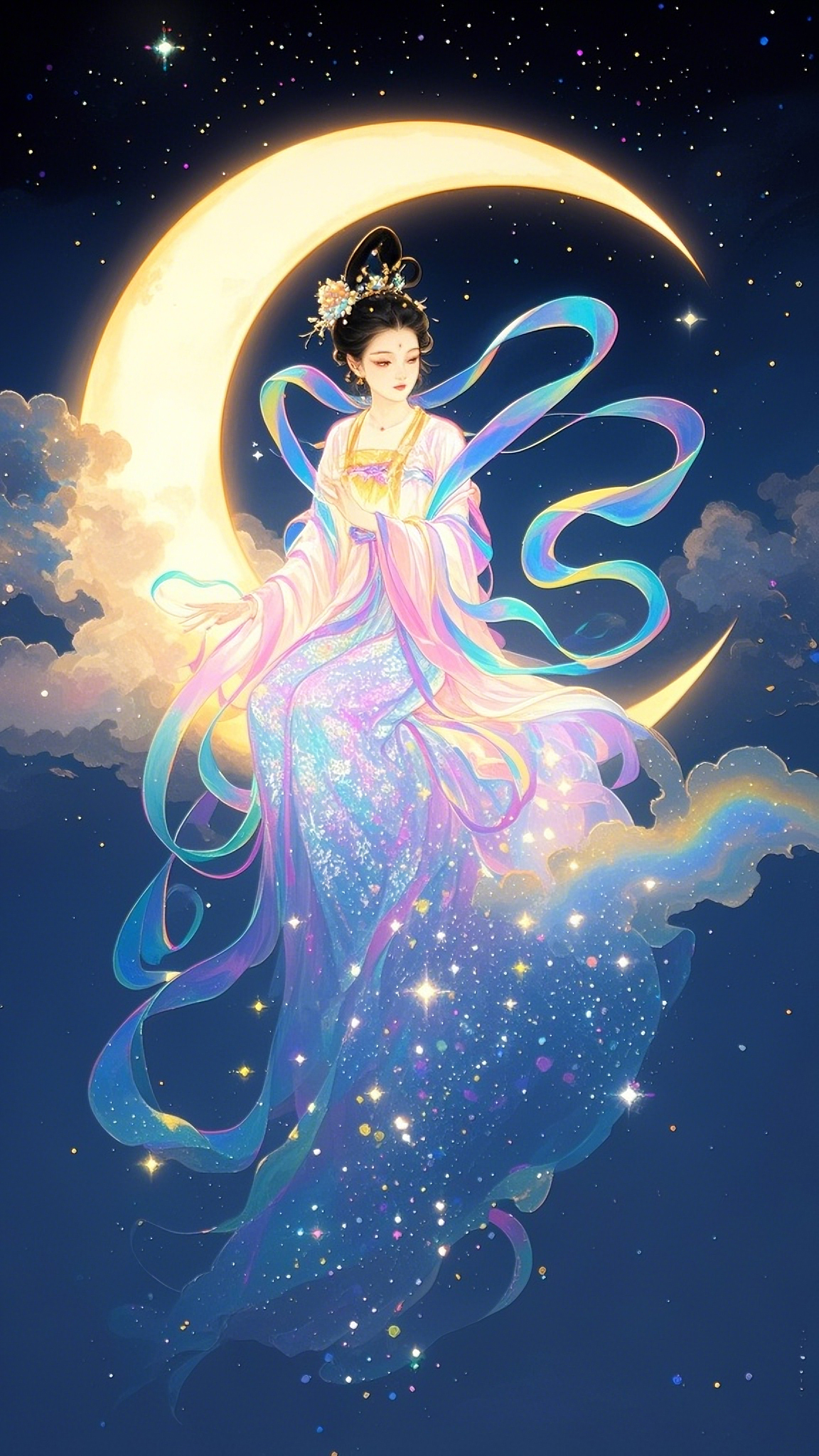 仙子嫦娥 古风嫦娥怎么画古风古风嫦娥唯美图片大全动漫古风嫦娥唯美