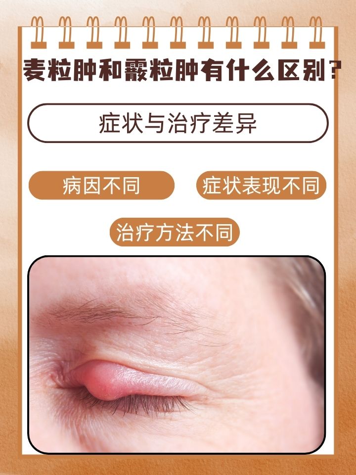 麦粒肿和霰粒肿有什么区别?
