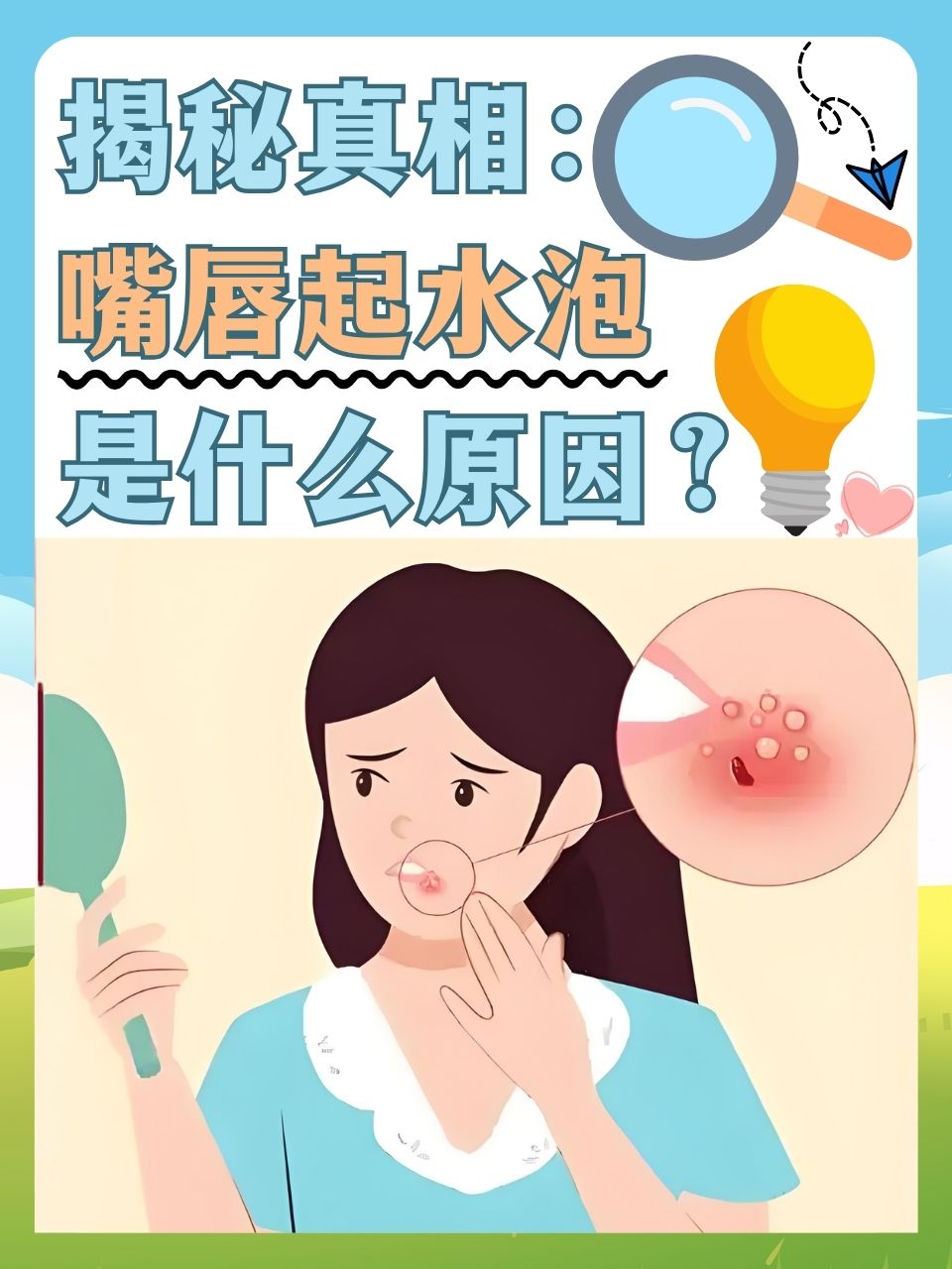 嘴唇为什么起泡发肿百科在线