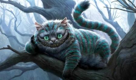 幽灵猫的外形与猫比较类似,但是体型要比猫更大眼睛是幽绿色的,行动