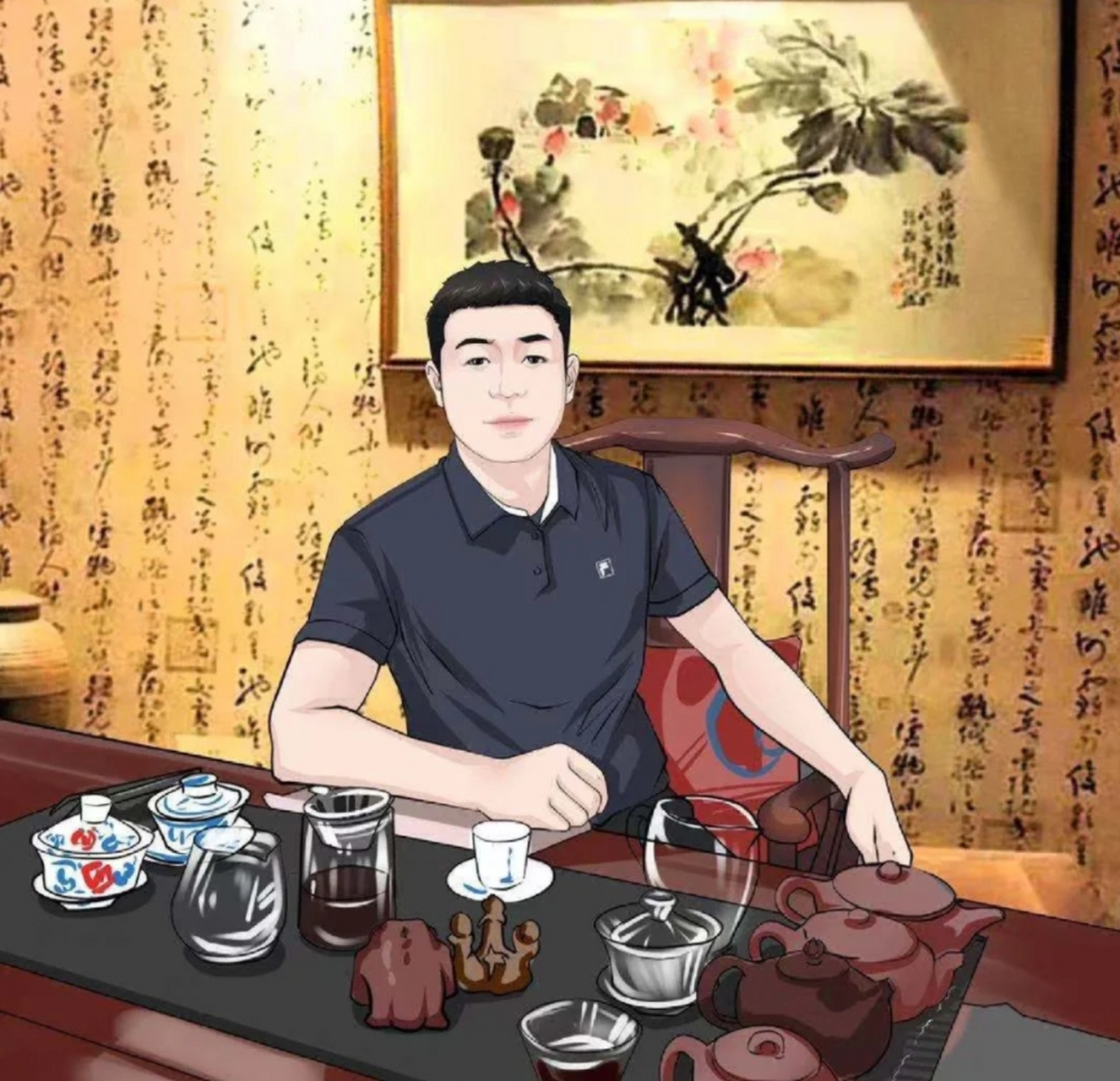 宝子们,我发现了超赞的适合中年男士的手绘动漫头像哦😎