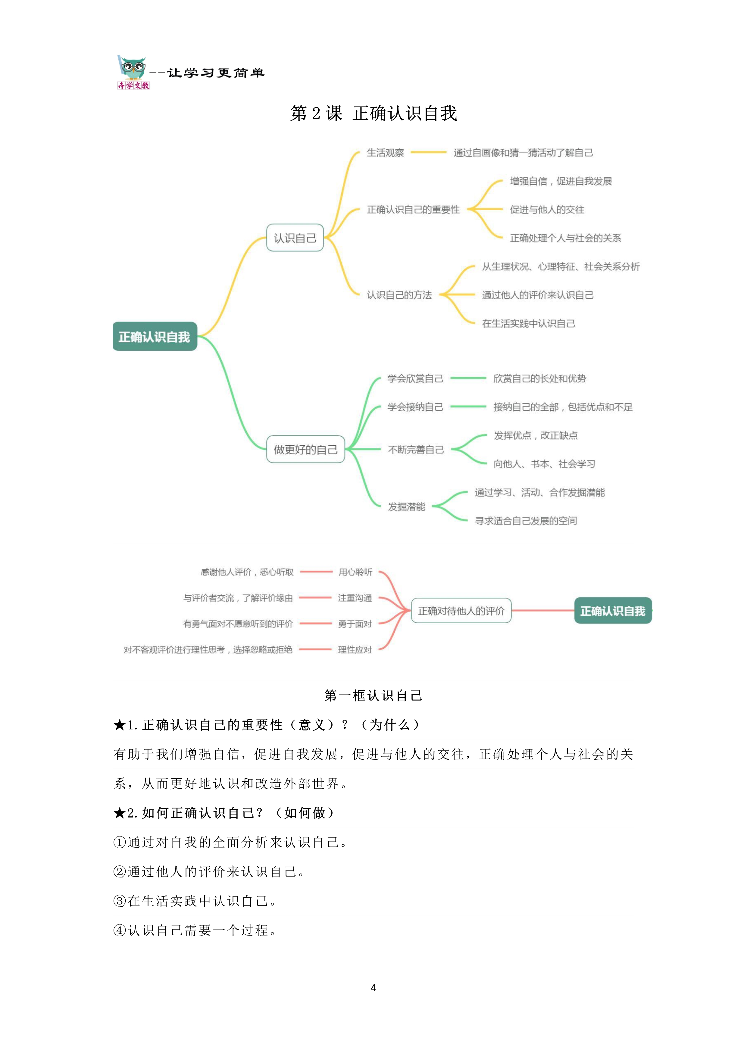 （七）道德与法治（35条）(2024最新七下道法课程纲要全文)