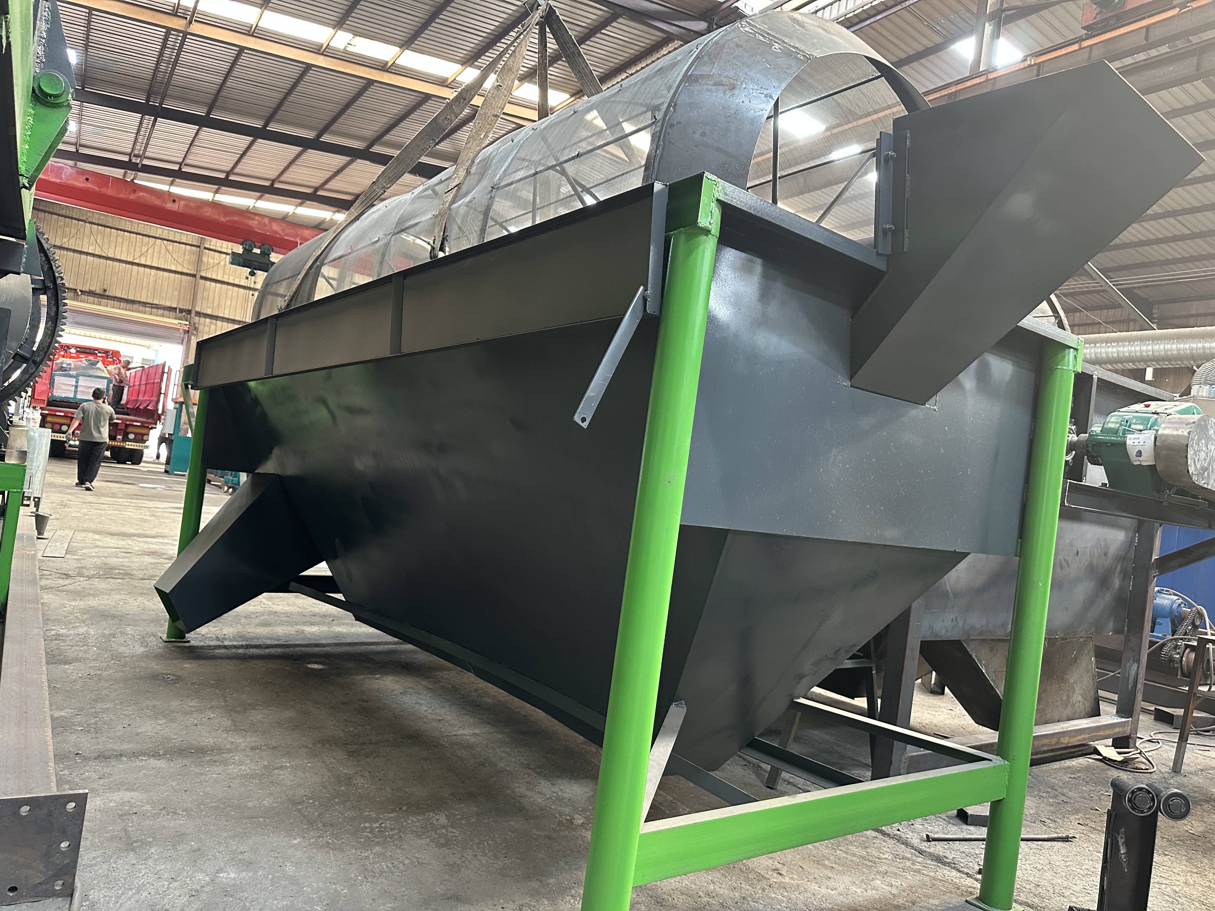 有机肥颗粒筛分机# #复合肥滚筒筛分机 #滚筒筛分机厂家