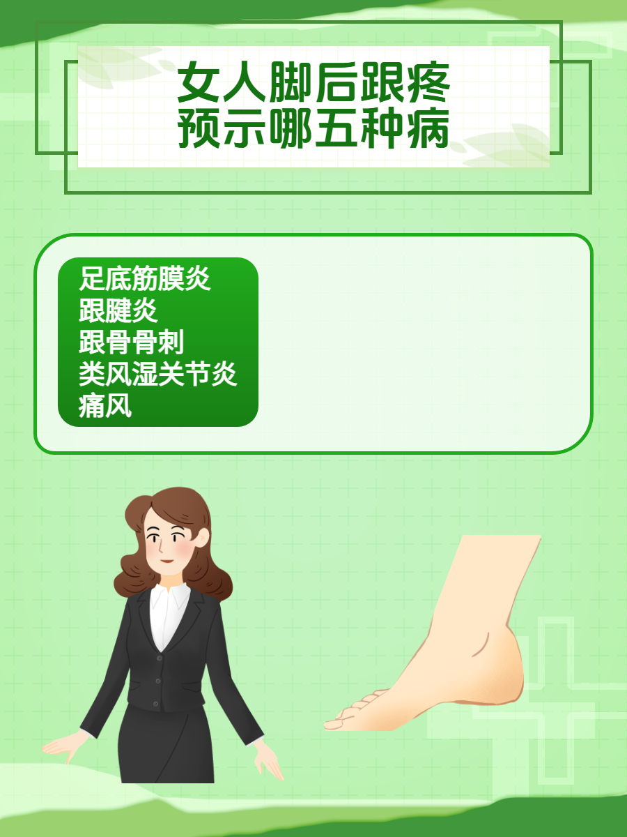 为什么脚跟痛走路疼百科在线