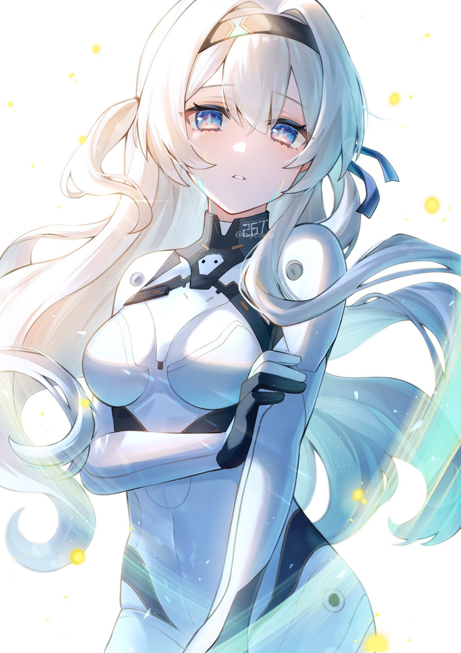 穿着白色战斗服的流萤[期待]