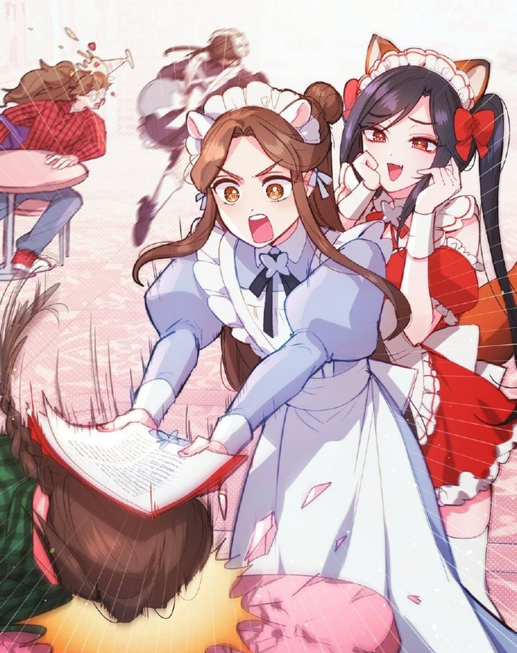 女仆装花怜,这也太可爱了吧!