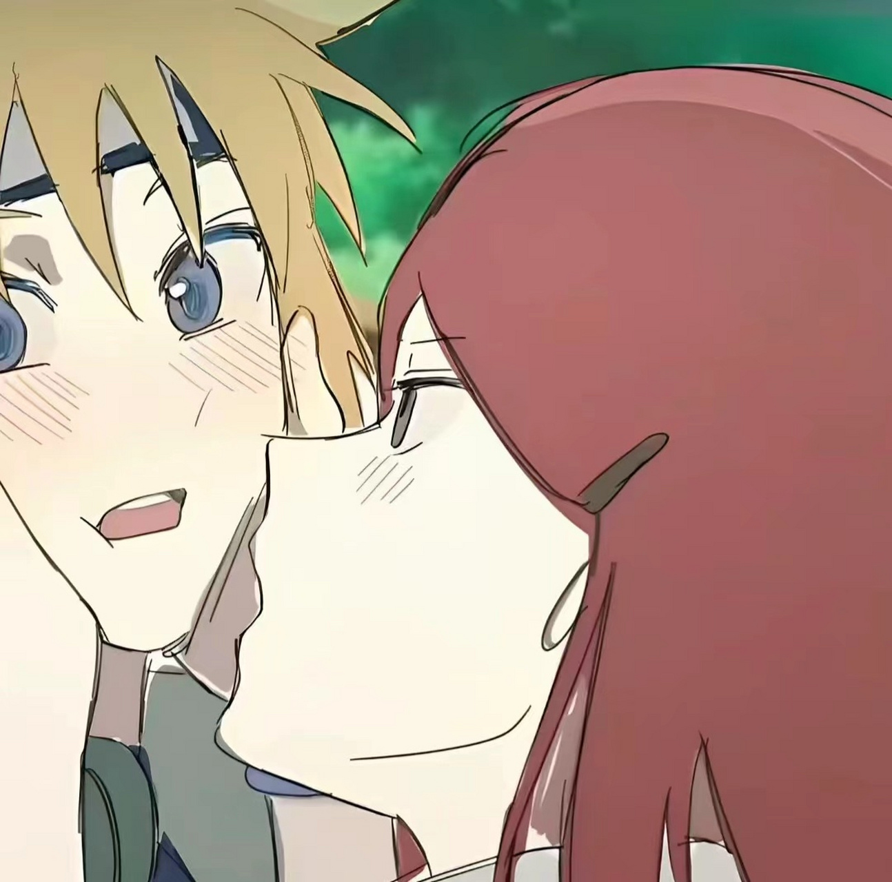 火影忍者# 水门和玖辛奈情侣头像